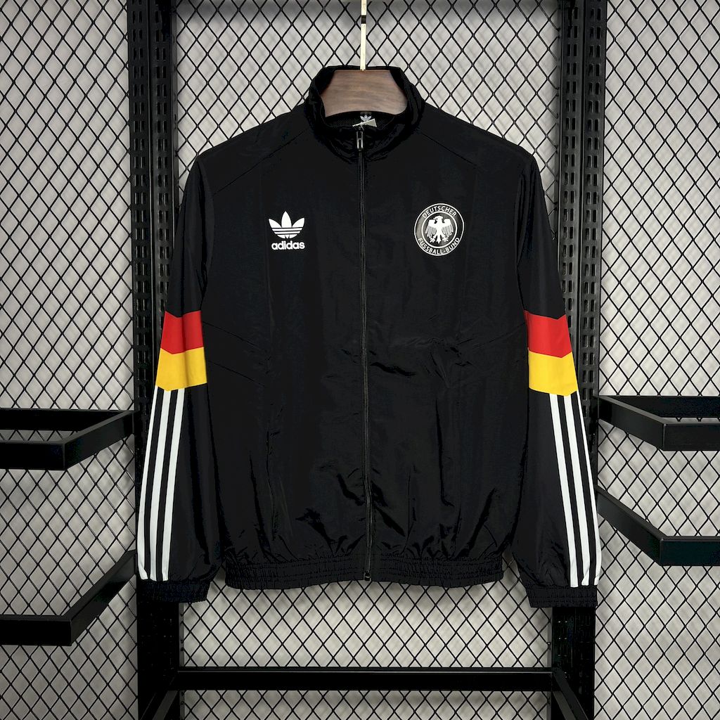 Germany 2024 Black Windbreaker