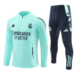 Unisex Real Madrid 2024/25 Half-Zip Adult Sweater+Pant 14001