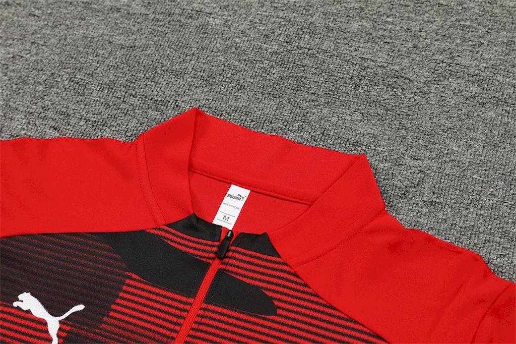 Unisex AC Milan 2024/25 Half-Zip Adult Sweater+Pant 14001 - Image 8