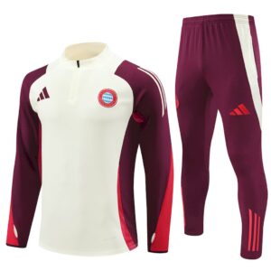 Unisex Bayern Munich 2024/25 Half-Zip Adult Sweater+Pant 14001