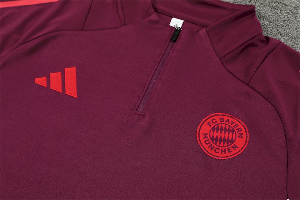 Unisex Bayern Munich 2024/25 Half-Zip Adult Sweater+Pant 14001 - Image 8