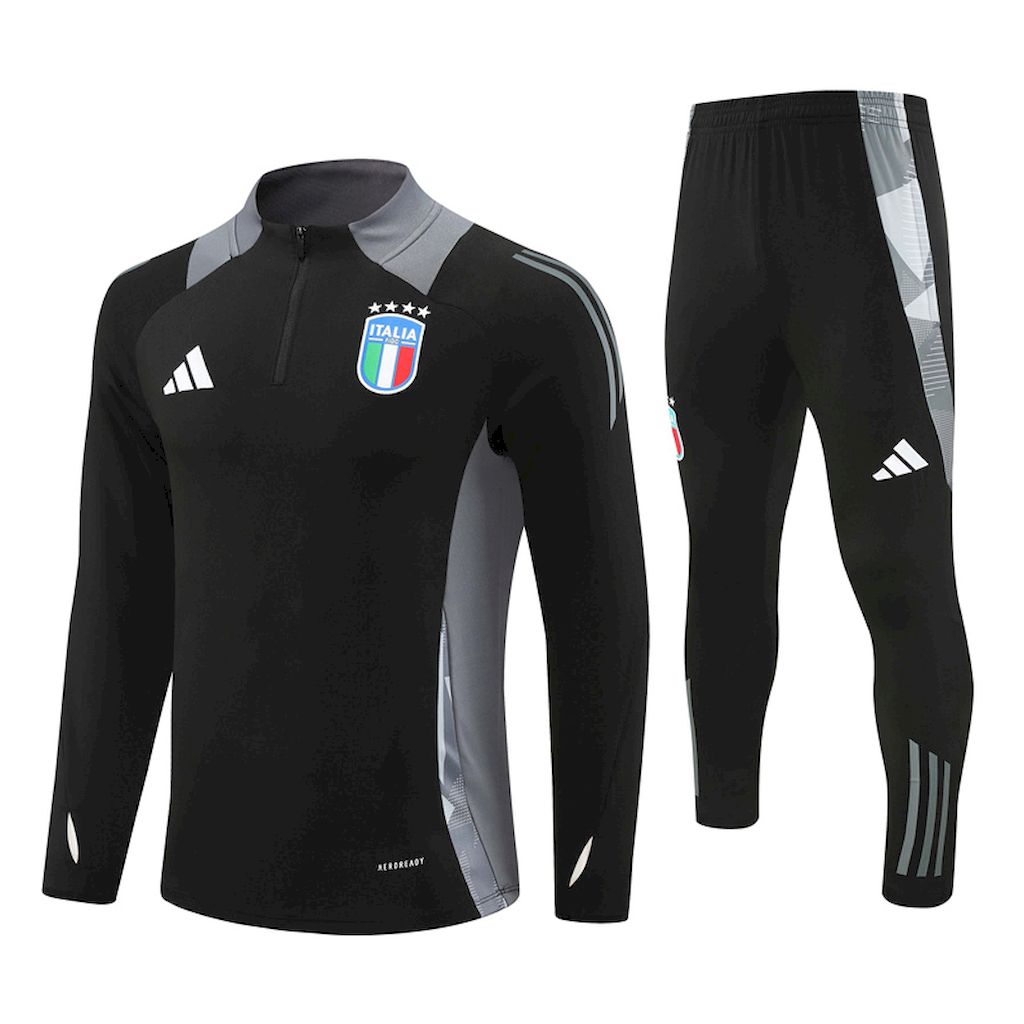 Unisex Italy 2024/25 Half-Zip Adult Sweater+Pant 14001