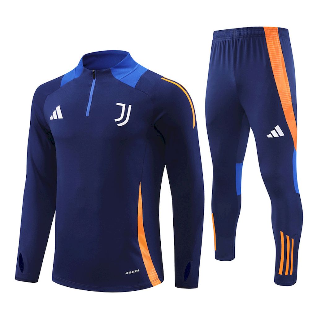 Unisex Juventus 2024/25 Half-Zip Adult Sweater+Pant 14001