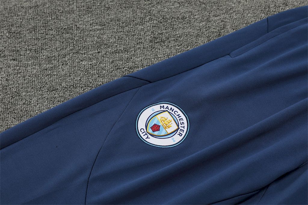 Unisex Manchester City 2024/25 Half-Zip Adult Sweater+Pant 14001 - Image 4