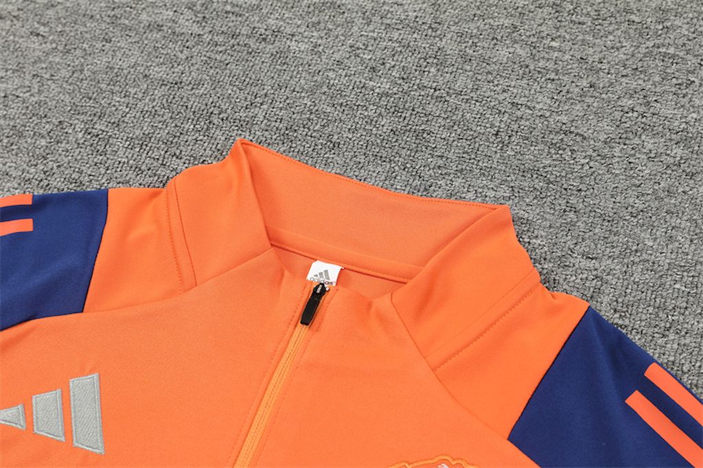 Unisex Manchester United 2024/25 Half-Zip Adult Sweater+Pant 14001 - Image 6