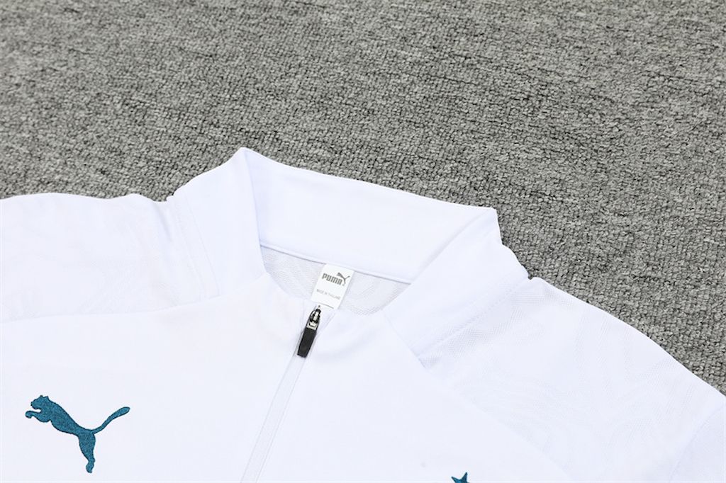 Unisex Olympique Marseille 2024/25 Half-Zip Adult Sweater+Pant 14001 - Image 3