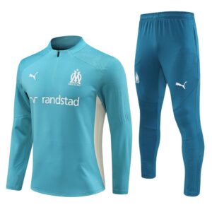 Unisex Olympique Marseille 2024/25 Half-Zip Adult Sweater+Pant 14001
