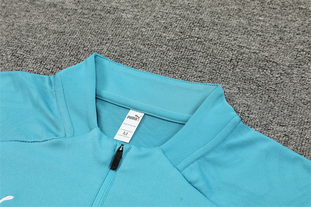 Unisex Olympique Marseille 2024/25 Half-Zip Adult Sweater+Pant 14001 - Image 3