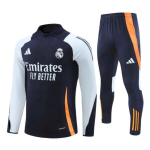 Unisex Real Madrid 2024/25 Half-Zip Adult Sweater+Pant 14001