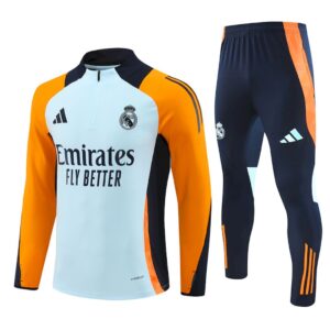 Unisex Real Madrid 2024/25 Half-Zip Adult Sweater+Pant 14001