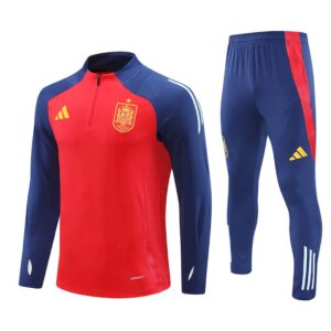 Unisex Spain 2024/25 Half-Zip Adult Sweater+Pant 14001