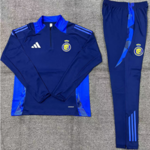Unisex Al Nassr 2024/25 Half-Zip Adult Sweater+Pant 14001