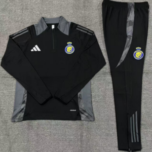 Unisex Al Nassr 2024/25 Half-Zip Adult Sweater+Pant 14001