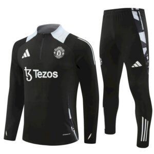 Unisex Manchester United 2024/25 Half-Zip Adult Sweater+Pant 14001