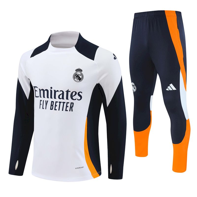 Unisex Real Madrid 2024/25 Half-Zip Adult Sweater+Pant 14001