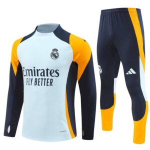 Unisex Real Madrid 2024/25 Half-Zip Adult Sweater+Pant 14001