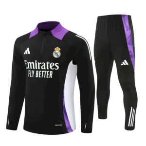 Unisex Real Madrid 2024/25 Half-Zip Adult Sweater+Pant 14001