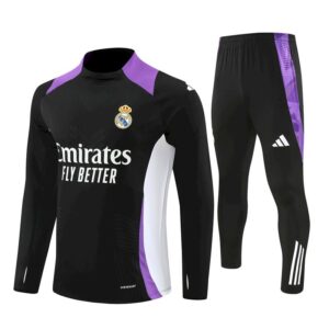 Unisex Real Madrid 2024/25 Half-Zip Adult Sweater+Pant 14001