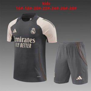 Unisex Real Madrid 2024/25 Training Kids Jersey+Short 14001