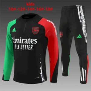 Unisex Arsenal 2024/25 Half-Zip Kids Sweater+Pant 14001
