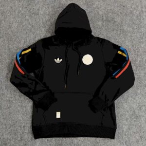 Colombia 2024 Black Football Hoodie