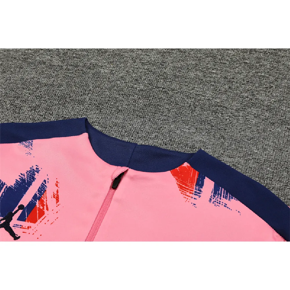 Unisex Paris Saint-Germain 2024/25 Half-Zip Adult Sweater+Pant 14001 - Image 5