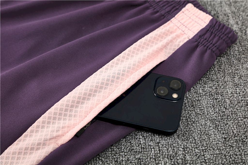 Unisex Arsenal 2024/25 Half-Zip Adult Sweater+Pant Brown 14001 - Image 4