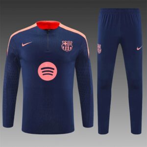 Unisex Barcelona 2024/25 Half-Zip Adult  Sweater+Pant 14001