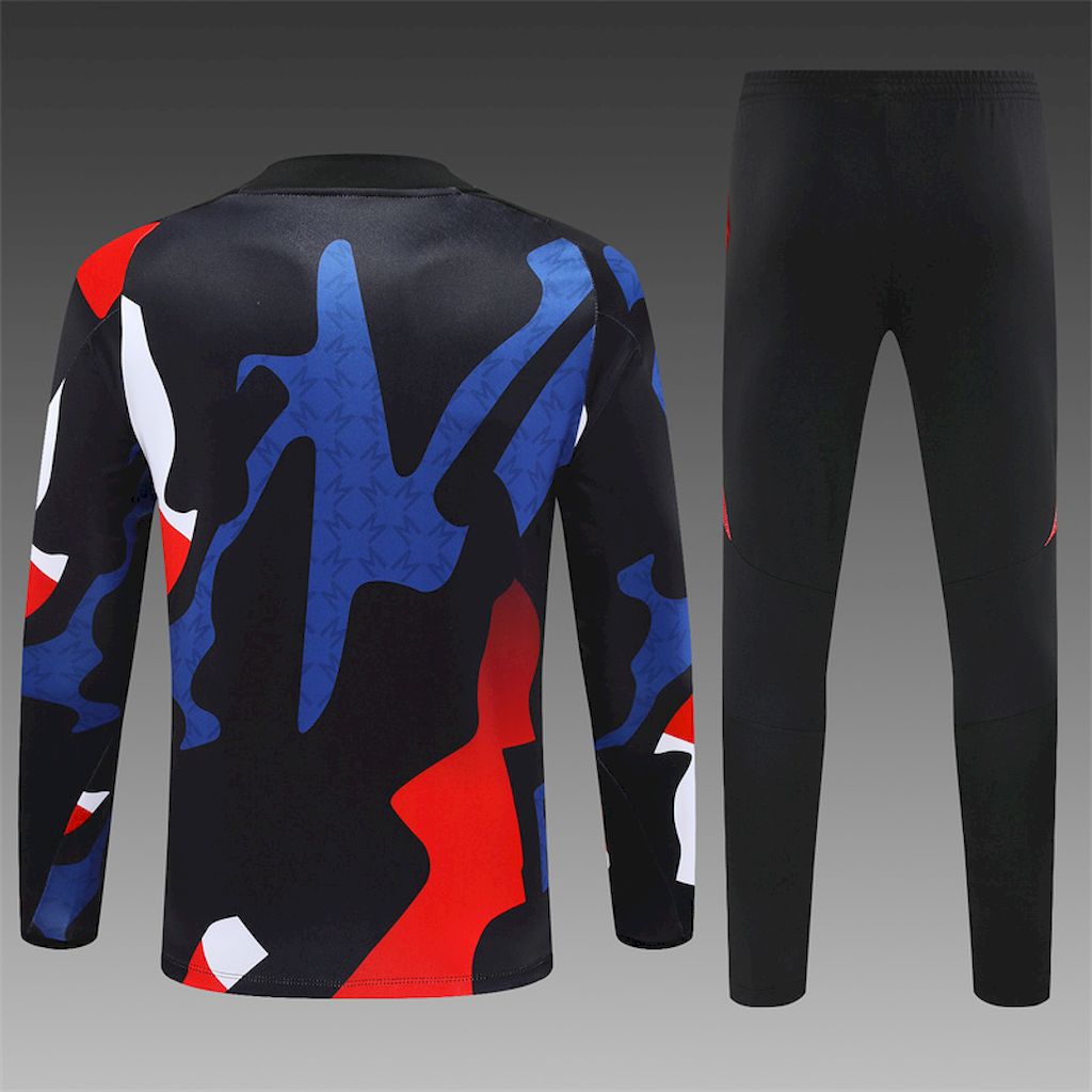 Unisex Manchester United 2024/25 Half-Zip Adult Sweater +Pant 14001 - Image 2