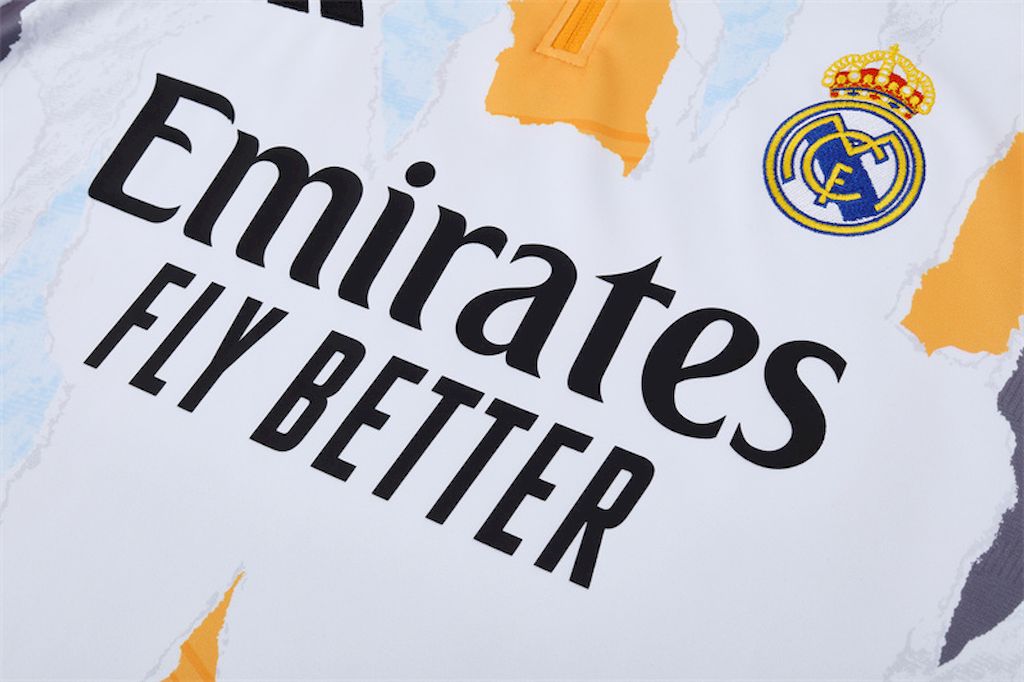 Unisex Real Madrid 2024/25 Half-Zip Adult Sweater+Pant 14001 - Image 4