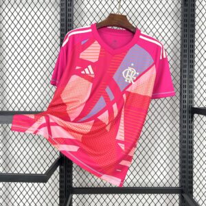 Flamengo 2025/26 Pink goalkeeper uniform Jersey