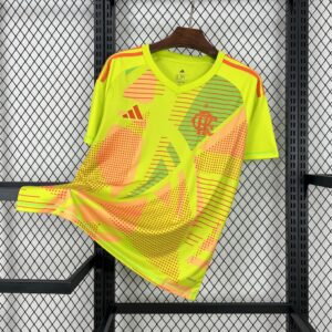 Flamengo 2025/26 Yellow goalkeeper uniform Jersey