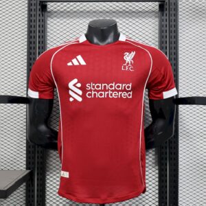 Liverpool 2025/26 Home Jersey Player Version