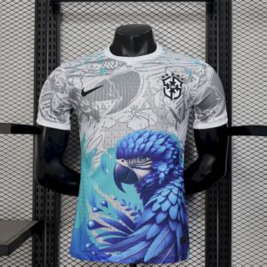 Brazil 2025/26 White Parrot Edition Jersey Player Version