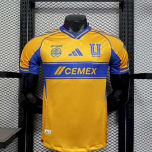 Tigres UANL 2025/26 Home Jersey Player Version