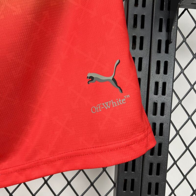 AC Milan 2025/26 Co-Branded Edition Red Green Shorts - Image 3