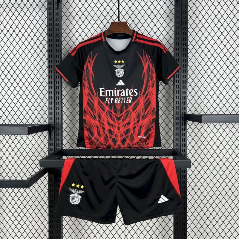 Benfica 2025/26 Away Concept version Kids Kit