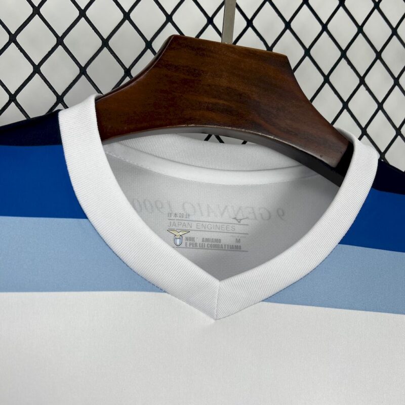 Lazio 2025/26 125th Anniversary Edition White Jersey - Image 9