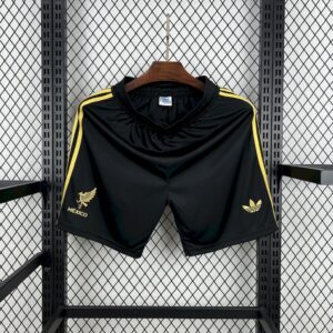 Mexico 2025/26 Gold- Black Shorts