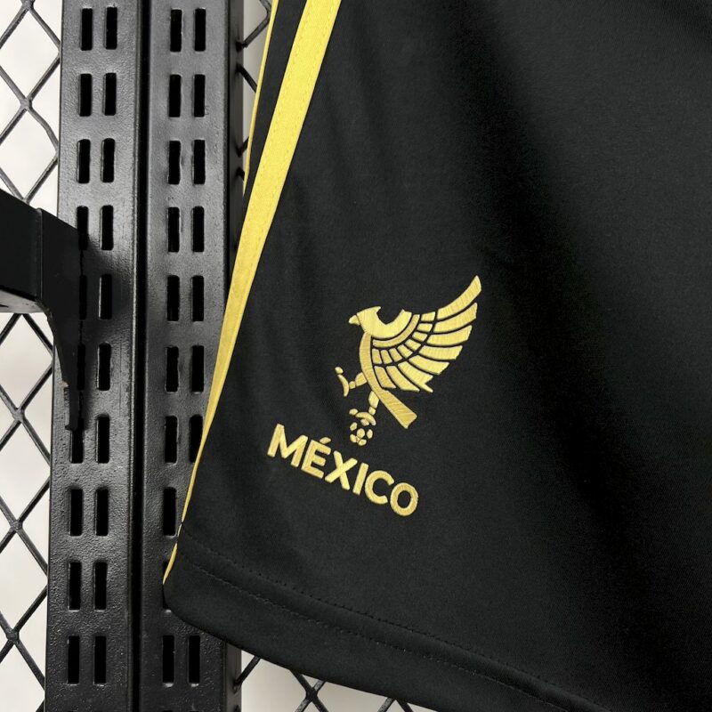 Mexico 2025/26 Gold- Black Shorts - Image 4