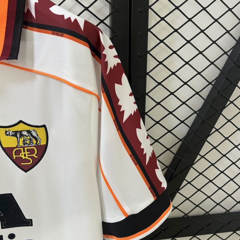 AS Roma 1998/99 Away Retro Jersey - Image 3