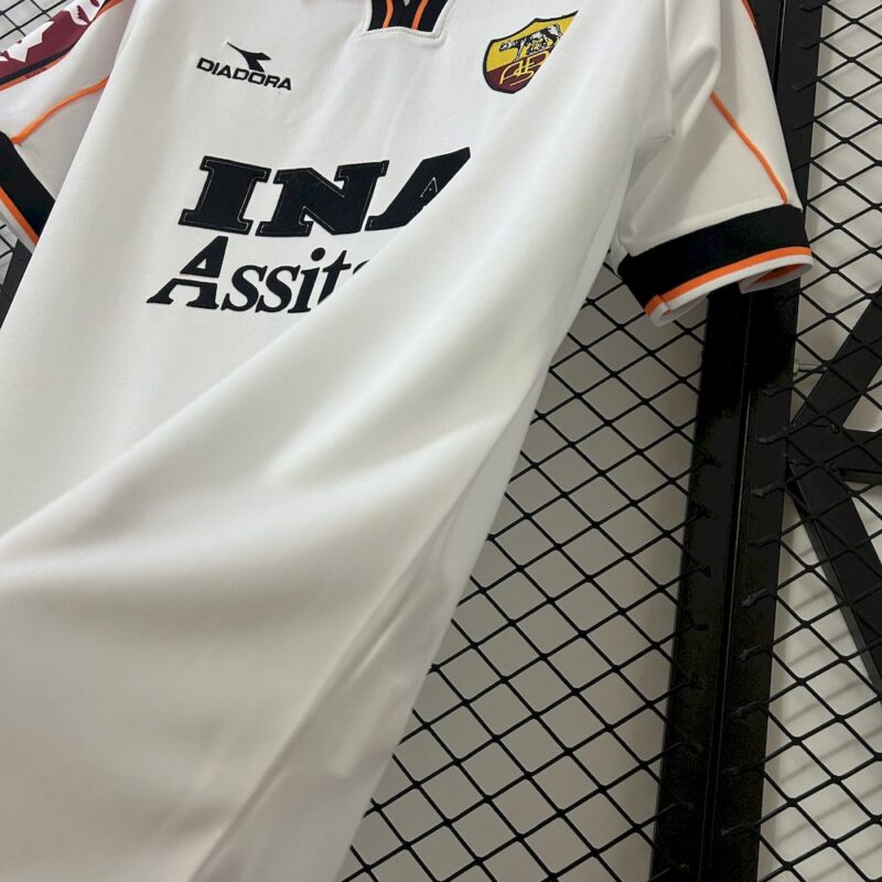 AS Roma 1998/99 Away Retro Jersey - Image 5
