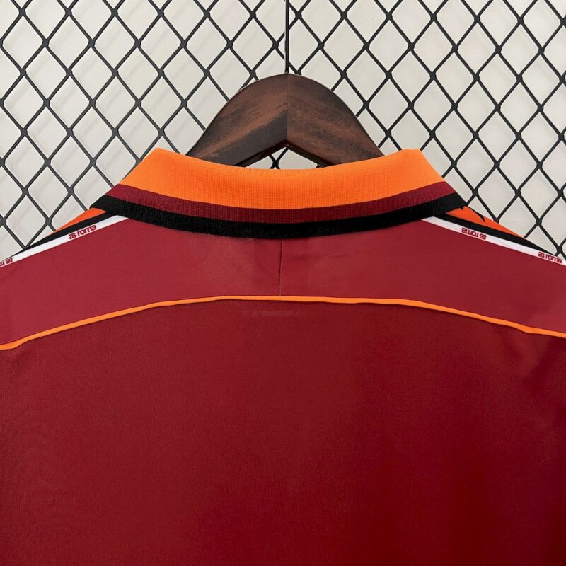 AS Roma 1998/99 Home Retro Jersey - Image 7