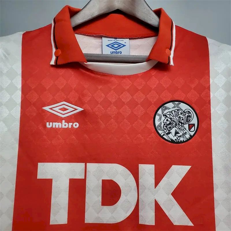 Ajax 1989/90 Home Retro Jersey - Image 4
