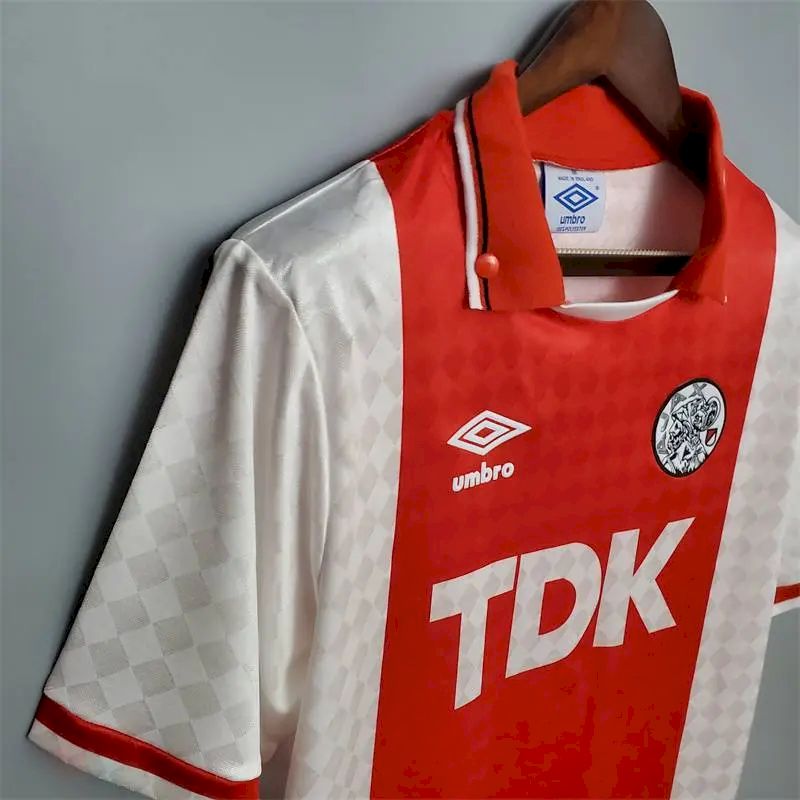 Ajax 1989/90 Home Retro Jersey - Image 3