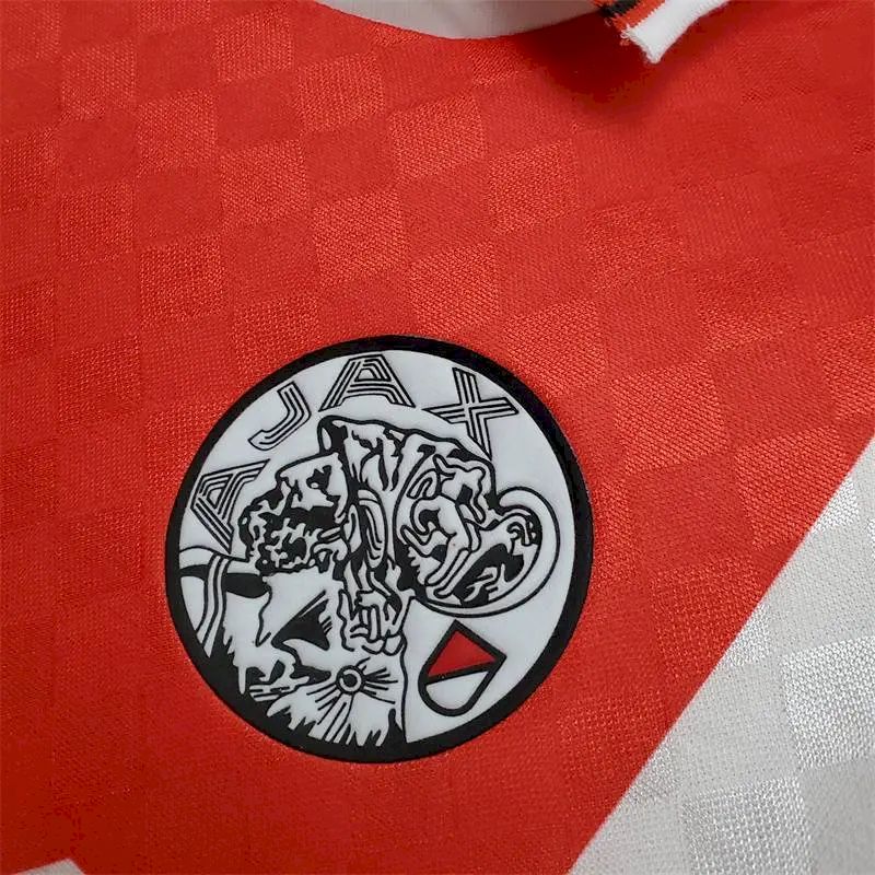 Ajax 1989/90 Home Retro Jersey - Image 8