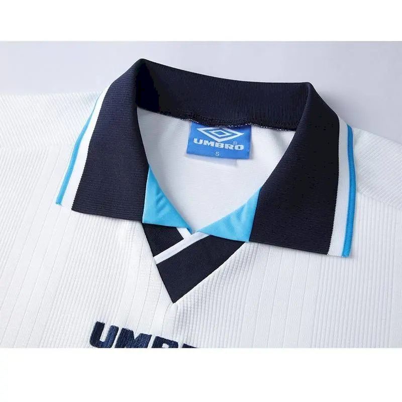 England 1996/97 Home Long Sleeves Retro Jersey - Image 7