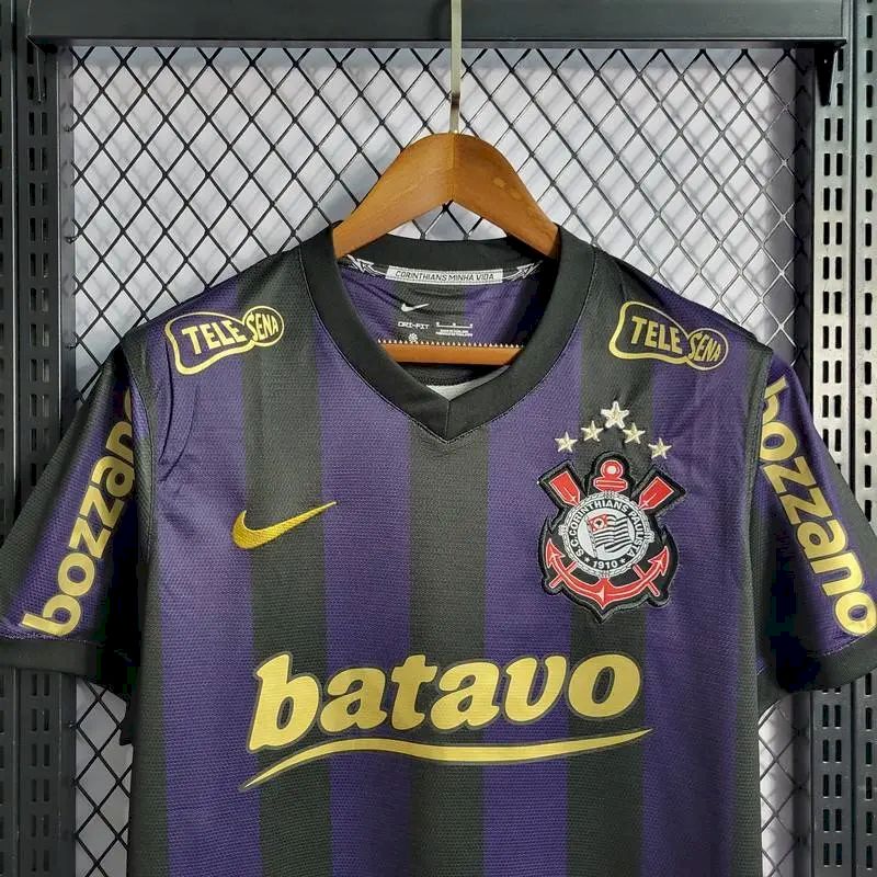 Corinthians 2009/10 Away Retro Jersey - Image 6
