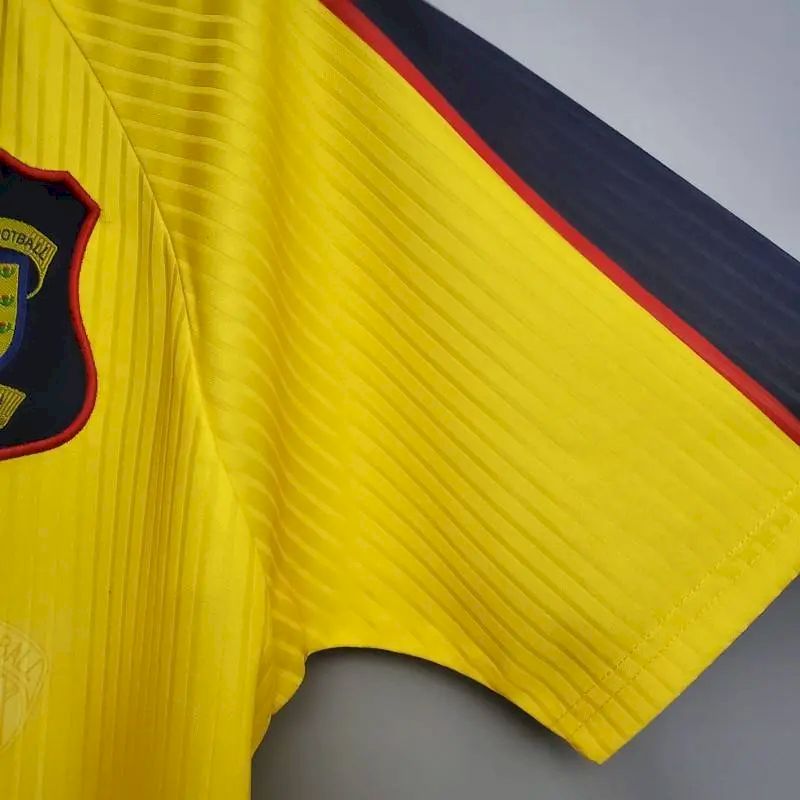 Scotland 1996/98 Yellow Retro Jersey - Image 5