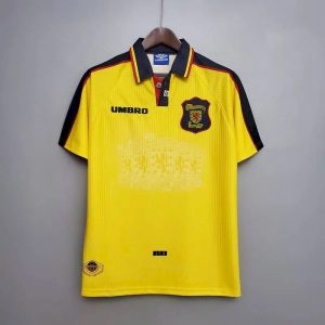 Scotland 1996/98 Yellow Retro Jersey